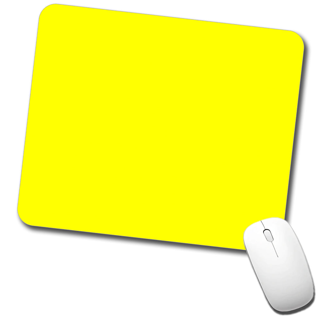 It's Just a Solid Yellow Color Low Profile Mouse Pad Mat