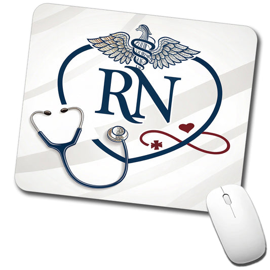 RN Registered Nurse Nursing Low Profile Mouse Pad Mat
