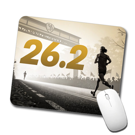 26.2 Marathon Running Jogging Low Profile Mouse Pad Mat