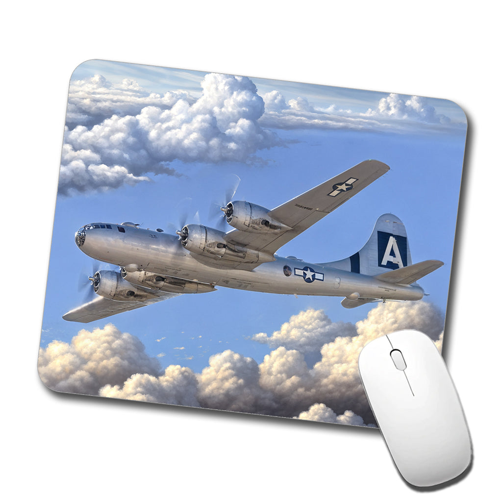 B-29 Superfortress Bomber WWII United States Air Force Heavy Bomber Low Profile Mouse Pad Mat