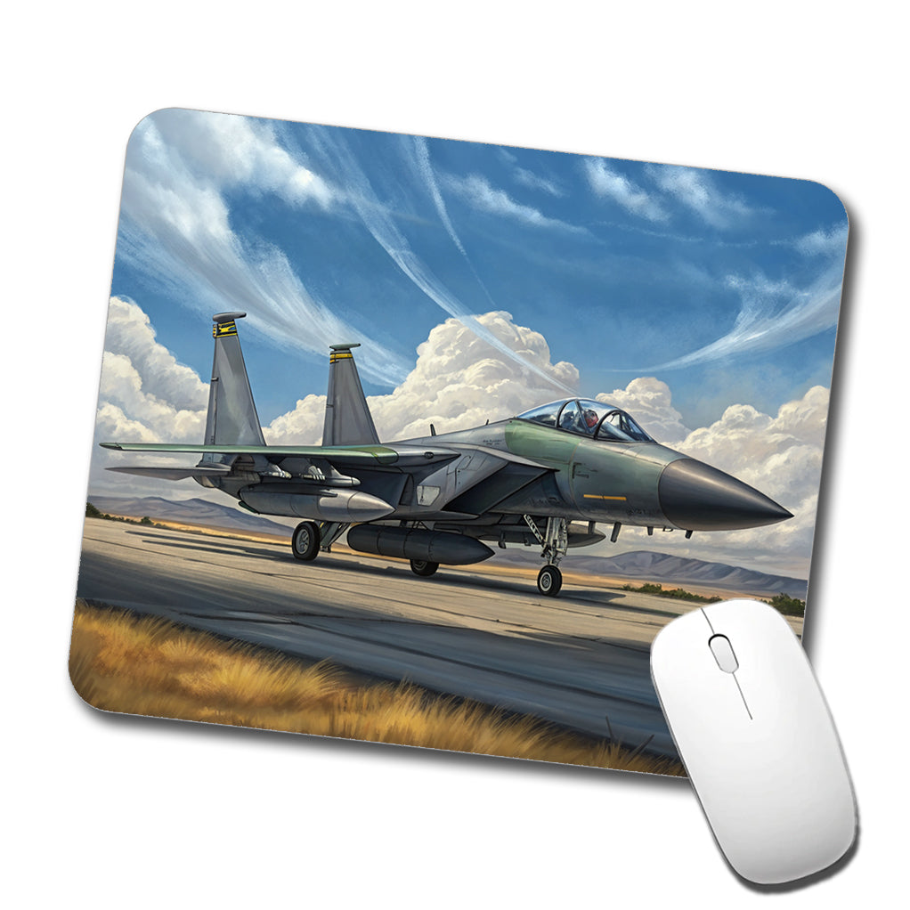 F-15e Strike Eagle United States Air Force Multirole Fighter Plane Low Profile Mouse Pad Mat