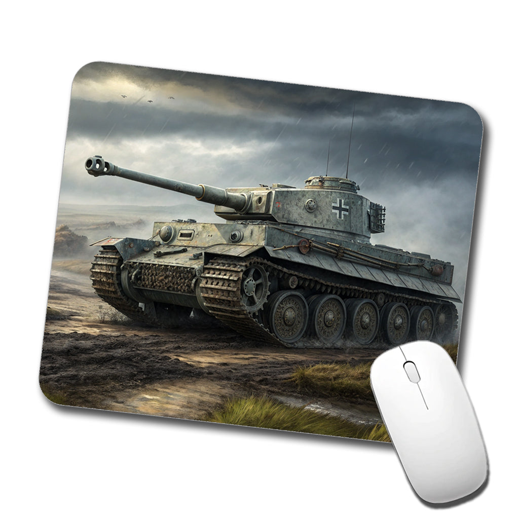 German Tiger WWII Tank Low Profile Mouse Pad Mat