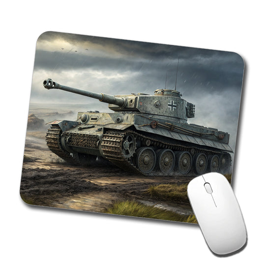German Tiger WWII Tank Low Profile Mouse Pad Mat