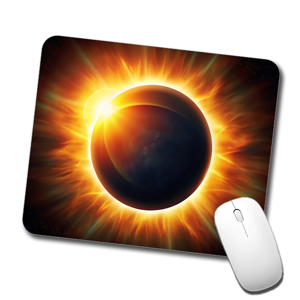 Solar Eclipse Low Profile Mouse Pad Mat