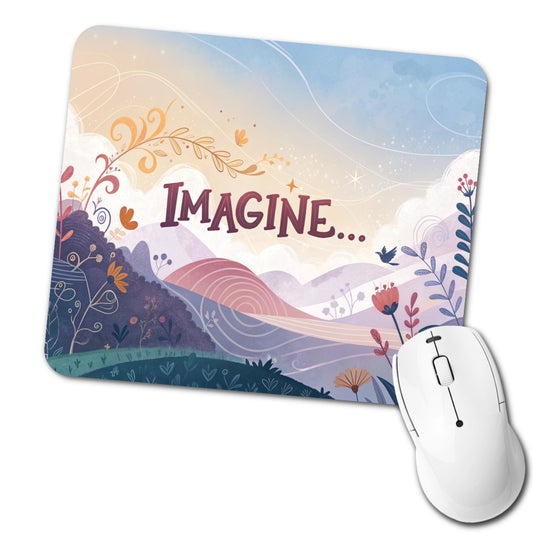 Imagine Inspirational Low Profile Mouse Pad Mat