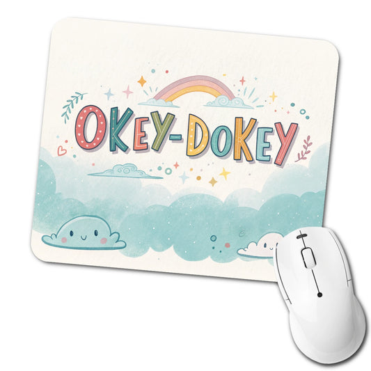 Okey Dokey Fun Colors Low Profile Mouse Pad Mat