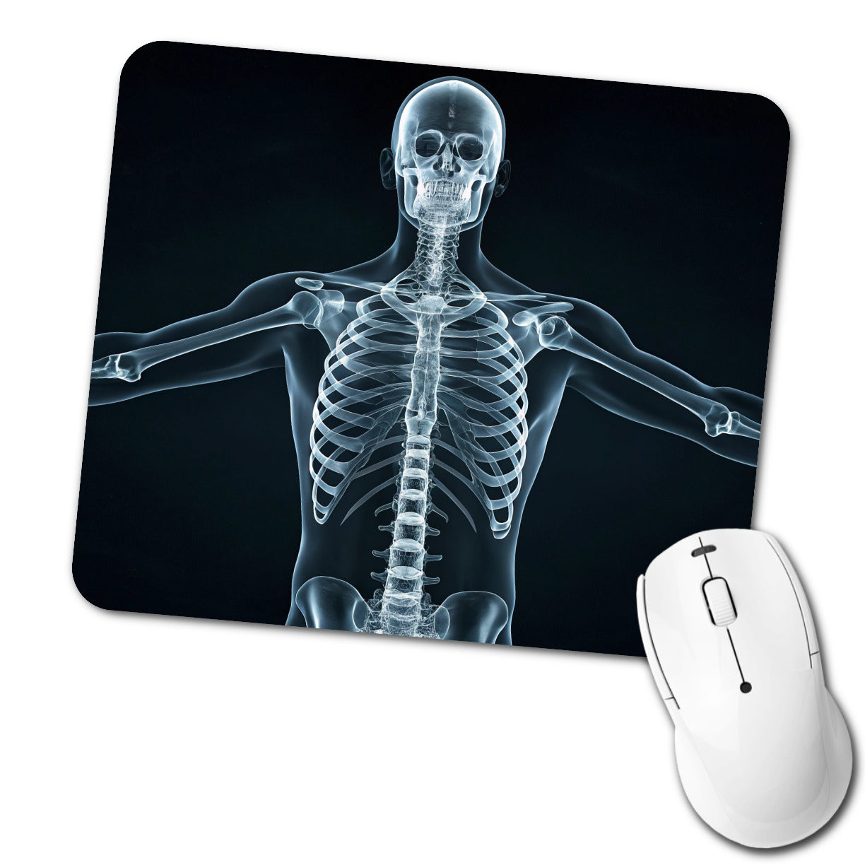 Anatomy Skeleton Xray Science Low Profile Mouse Pad Mat