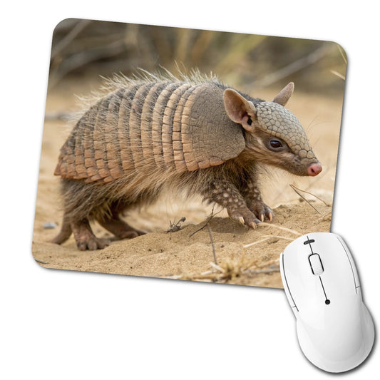 Armadillo in Nature Low Profile Mouse Pad Mat