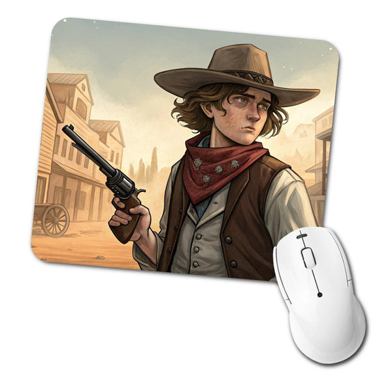 Billy the Kid Outlaw Low Profile Mouse Pad Mat