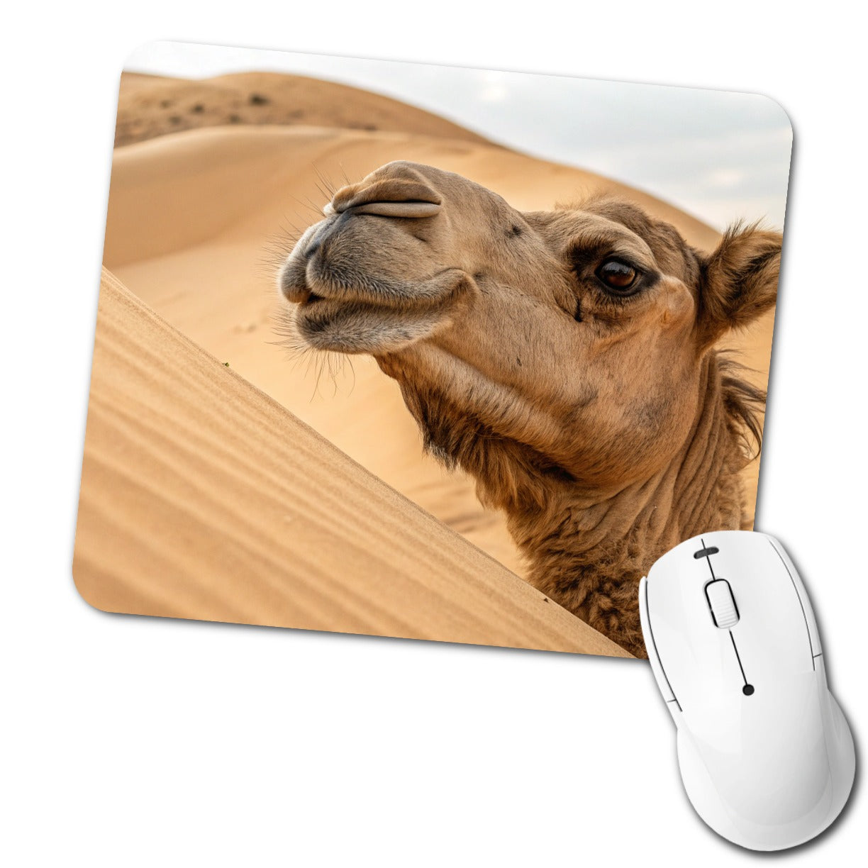 Camel Desert Wildlife Nature Low Profile Mouse Pad Mat