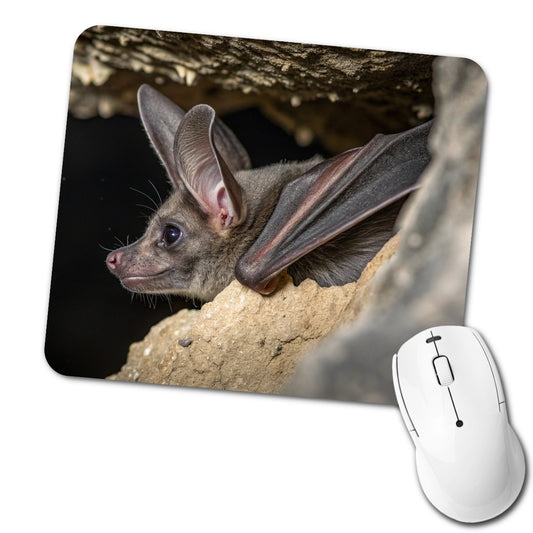 Curious Bat Cave Wildlife Low Profile Mouse Pad Mat