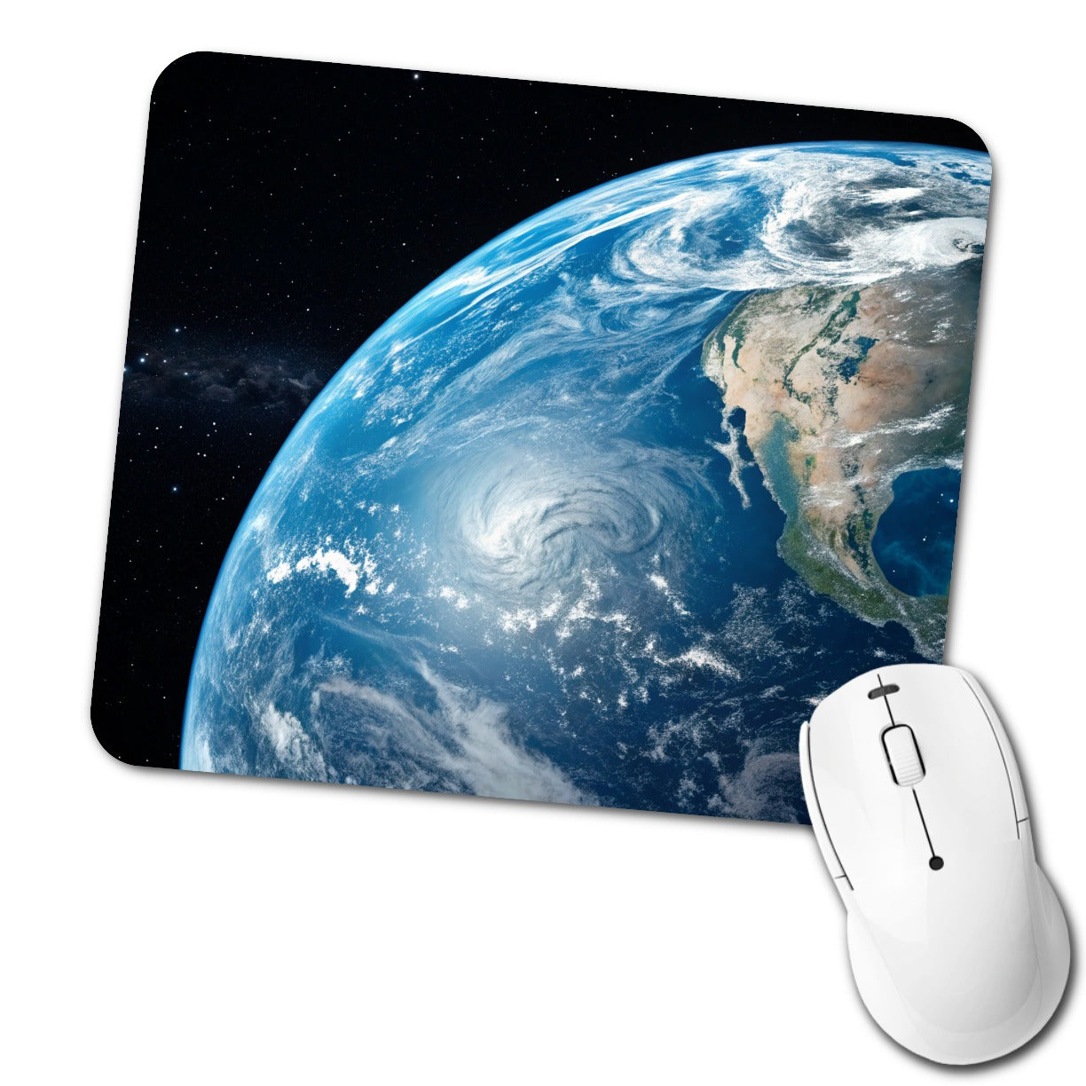 Earth from Space Low Profile Mouse Pad Mat