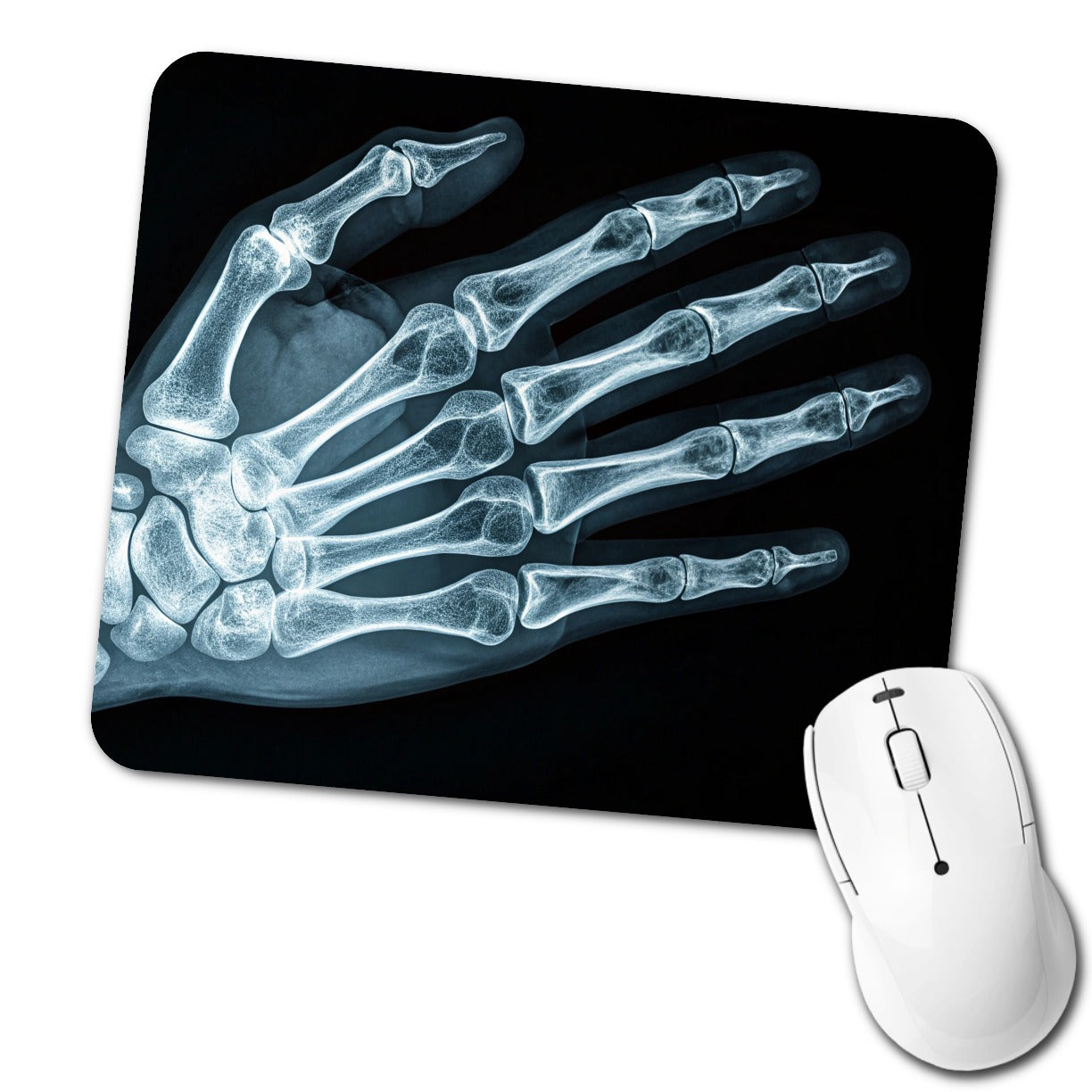 Hand X-Ray Radiograph Low Profile Mouse Pad Mat