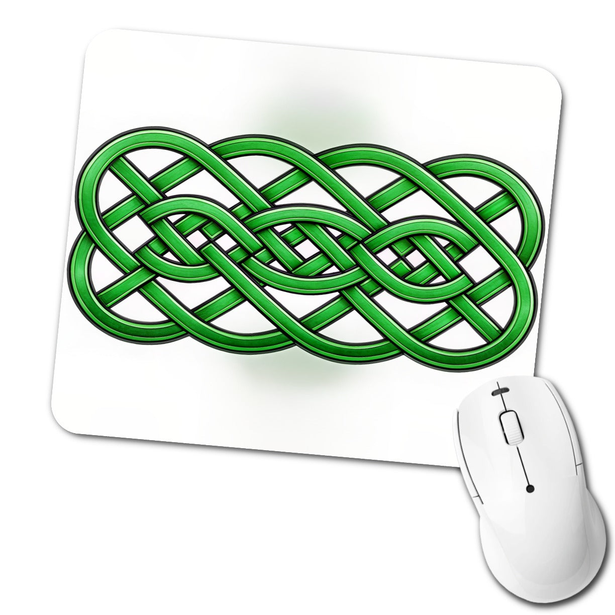 Irish Celtic Decorative Knot Low Profile Mouse Pad Mat