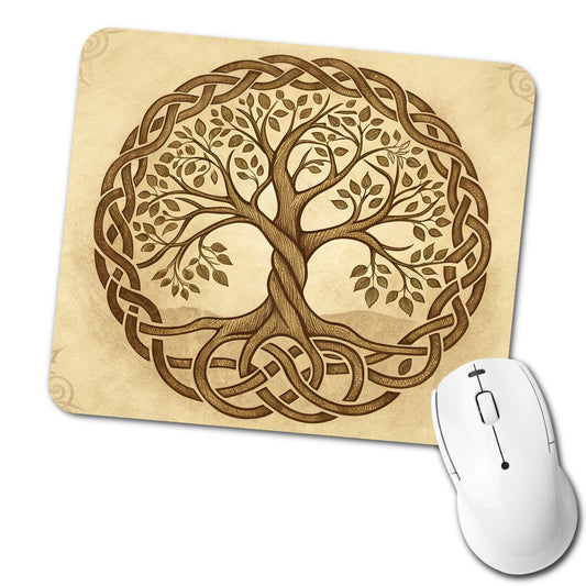 Irish Celtic Tree of Life Low Profile Mouse Pad Mat