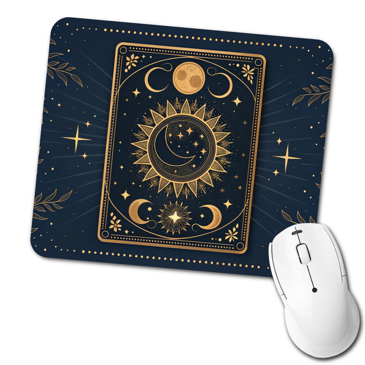 Mystical Divination Tarot Card Low Profile Mouse Pad Mat