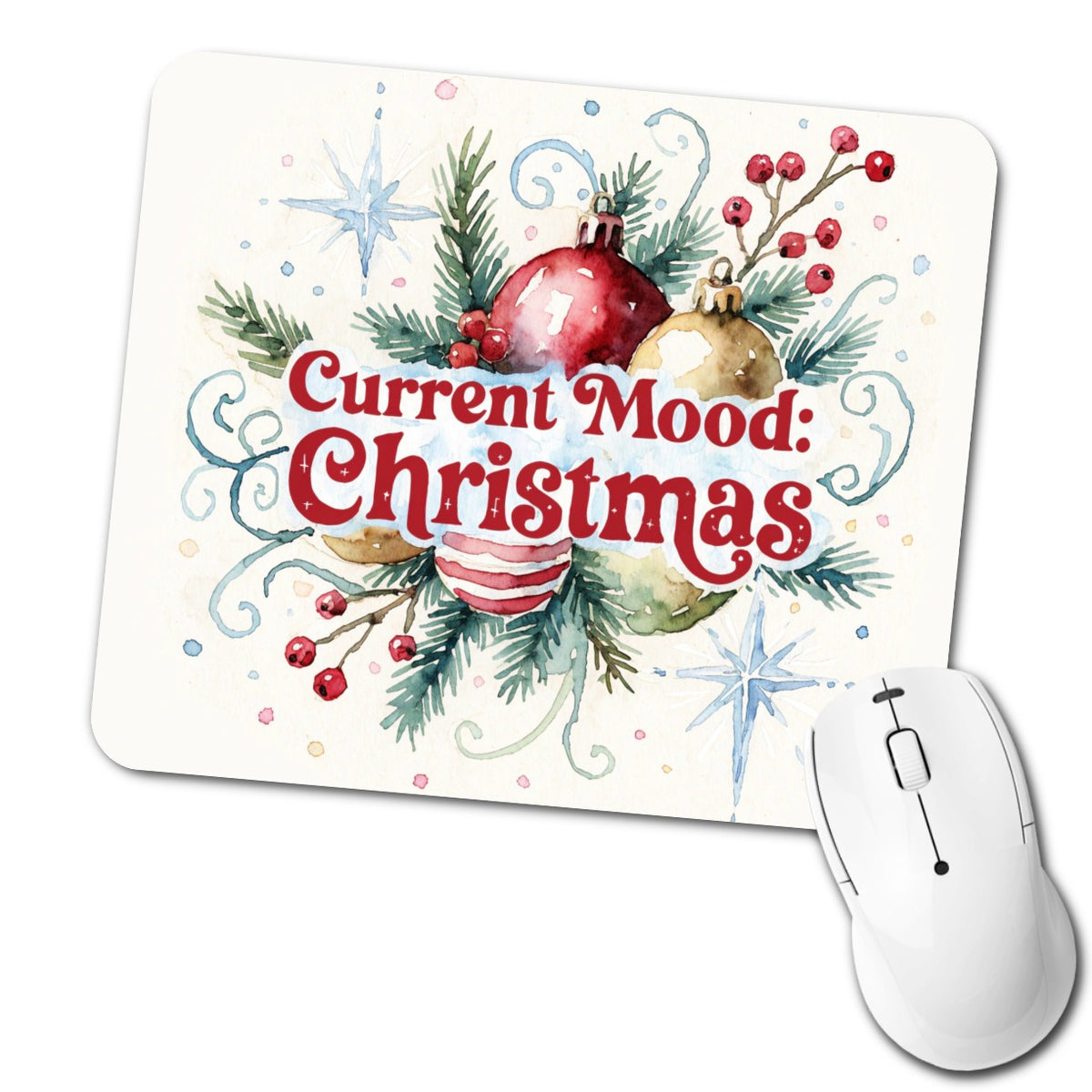 Current Mood Christmas Low Profile Mouse Pad Mat