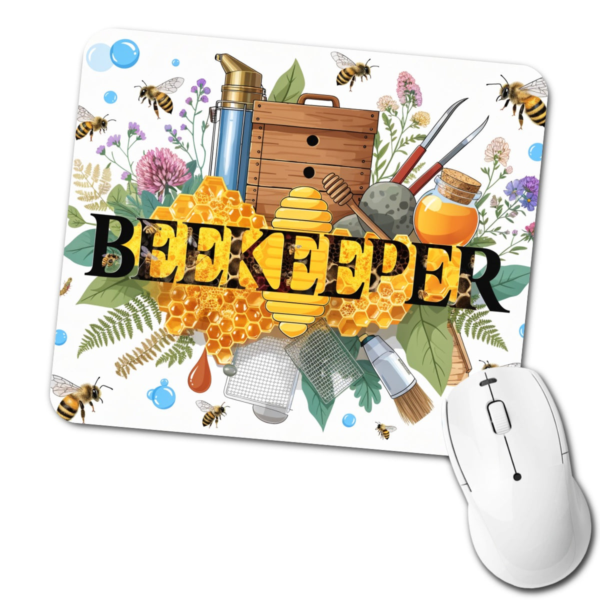 Beekeeper Low Profile Mouse Pad Mat