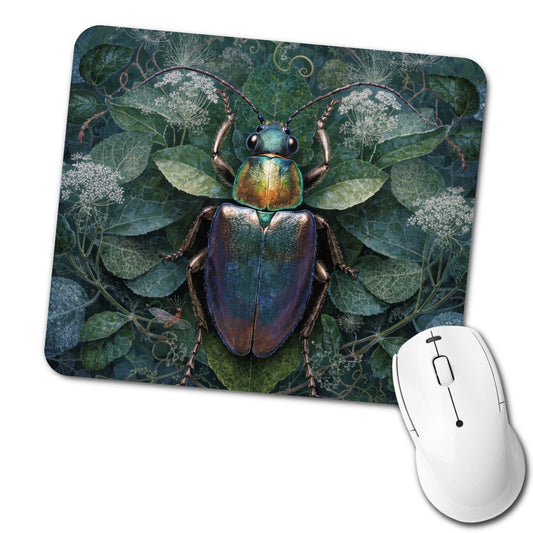 Beetle Botanical Garden Low Profile Mouse Pad Mat