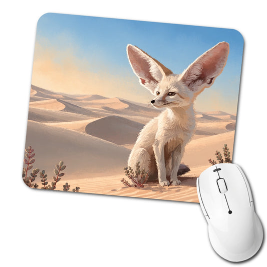 Fennec Fox Desert Low Profile Mouse Pad Mat