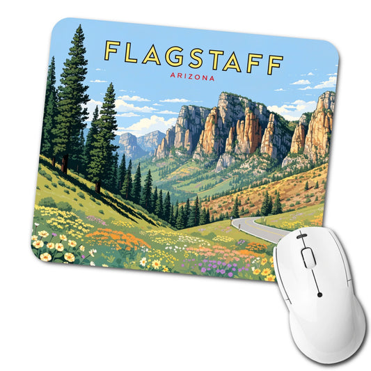 Flagstaff Arizona Travel Low Profile Mouse Pad Mat