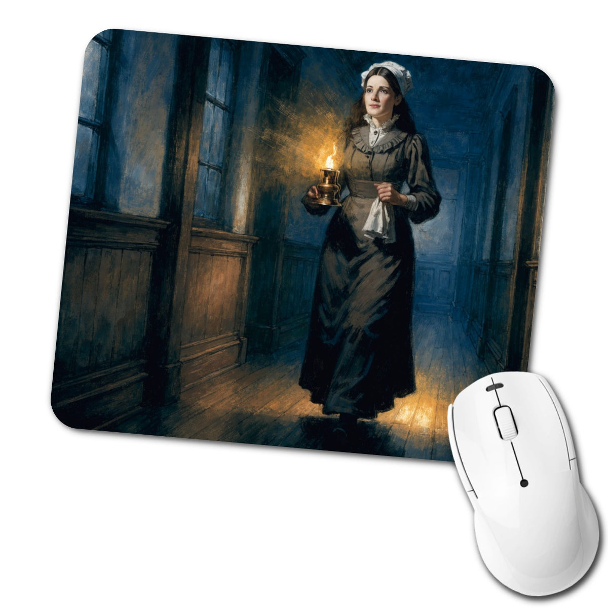 Florence Nightingale Nurse Low Profile Mouse Pad Mat