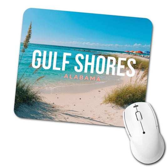 Gulf Shores Alabama Travel Low Profile Mouse Pad Mat