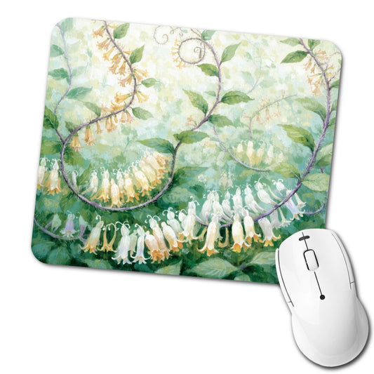 Honeysuckle Flowering Vine Low Profile Mouse Pad Mat