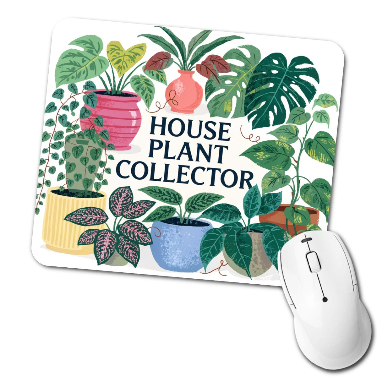 House Plant Collector Low Profile Mouse Pad Mat