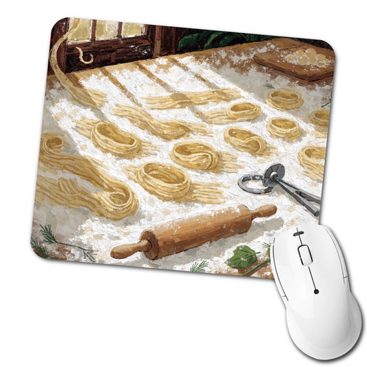 Italian Pasta Making Low Profile Mouse Pad Mat