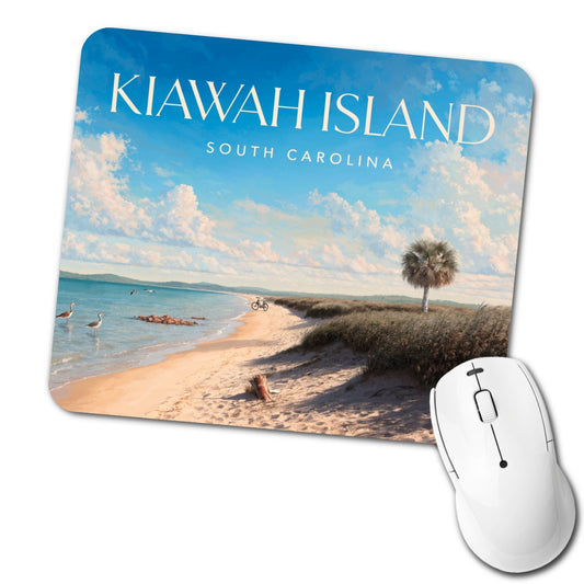 Kiawah Island South Carolina Travel Low Profile Mouse Pad Mat