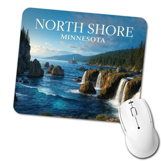 North Shore Minnesota Travel Low Profile Mouse Pad Mat