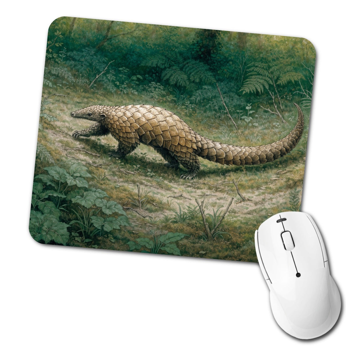 Pangolin Walking Low Profile Mouse Pad Mat