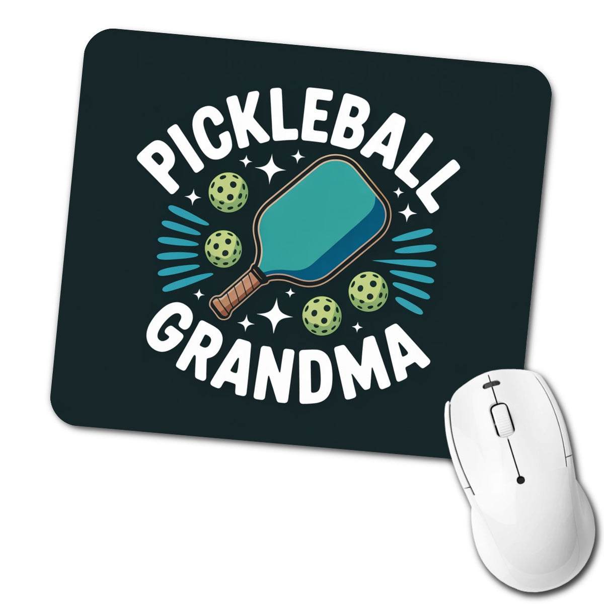 Pickleball Grandma Low Profile Mouse Pad Mat