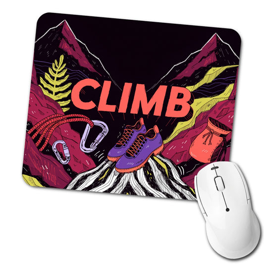 Rock Climbing Gear Stylish Low Profile Mouse Pad Mat