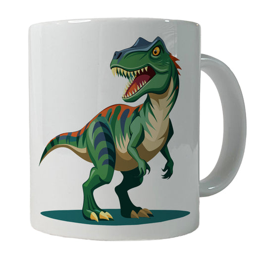 Allosaurus Dinosaur Ceramic Tea Coffee Mug Cup - 11oz