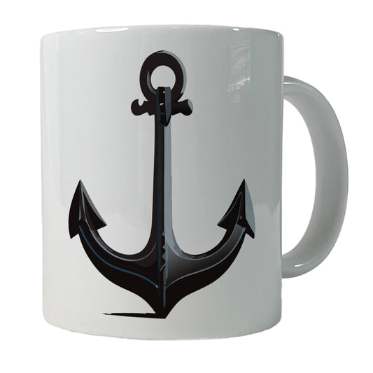 Anchor Boat Cruise Ship Sailing Ceramic Tea Coffee Mug Cup - 11oz