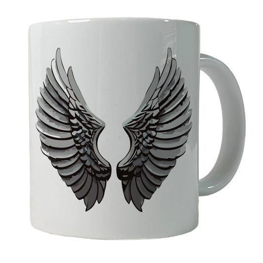 Angel Wings Pair Ceramic Tea Coffee Mug Cup - 11oz