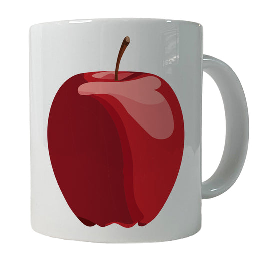 Apple Red Fruit Ceramic Tea Coffee Mug Cup - 11oz