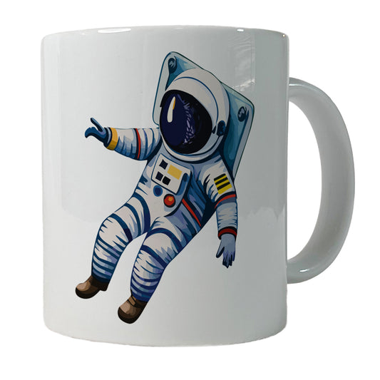 Astronaut Floating in Space Astronomy Ceramic Tea Coffee Mug Cup - 11oz