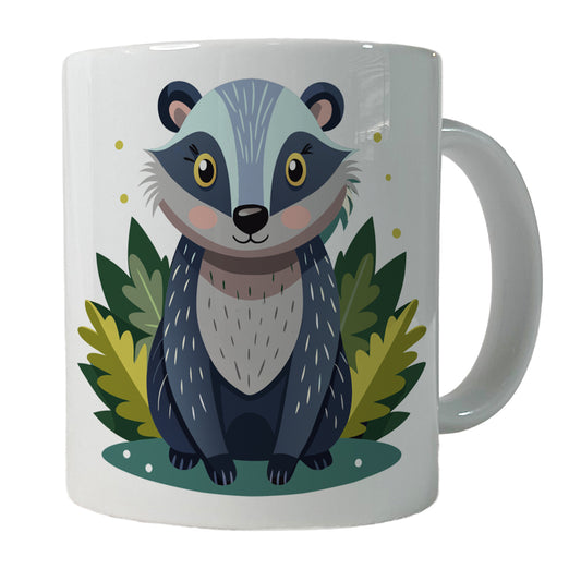 Badger Cute Ceramic Tea Coffee Mug Cup - 11oz