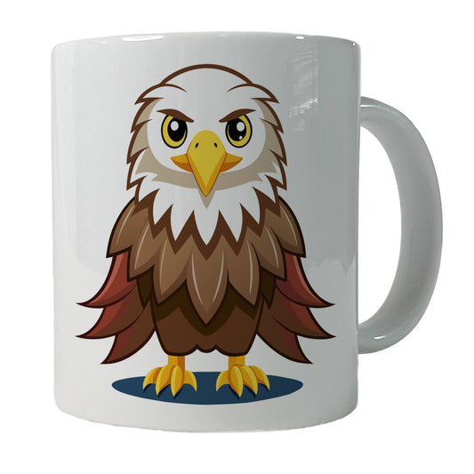 Bald Eagle Bird Cute Ceramic Tea Coffee Mug Cup - 11oz