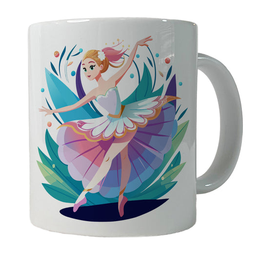 Ballerina Ballet Dancer Cute Ceramic Tea Coffee Mug Cup - 11oz
