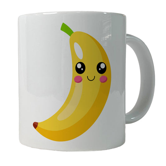 Banana Cute Happy Fruit Ceramic Tea Coffee Mug Cup - 11oz
