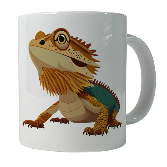 Bearded Dragon Majestic Ceramic Tea Coffee Mug Cup - 11oz