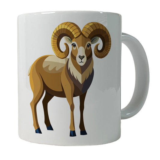 Bighorn Sheep Ceramic Tea Coffee Mug Cup - 11oz