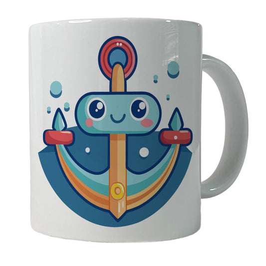 Boat Anchor Cute Ceramic Tea Coffee Mug Cup - 11oz