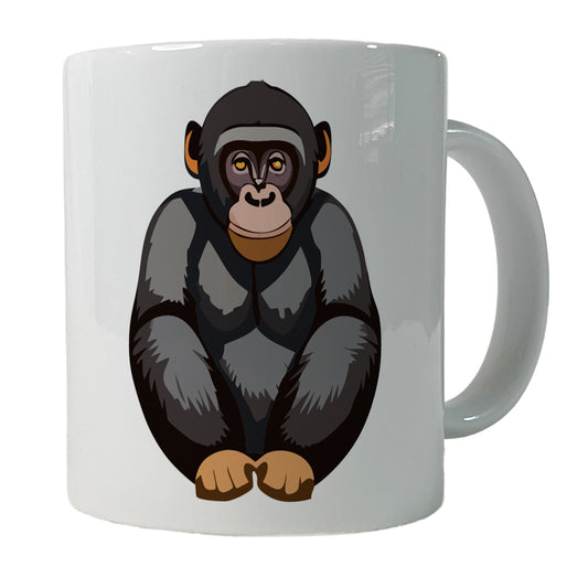 Bonobo Pygmy Chimpanzee Primate Africa Ceramic Tea Coffee Mug Cup - 11oz