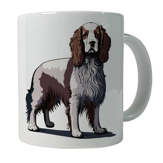 Brittany Spaniel Dog Standing Ceramic Tea Coffee Mug Cup - 11oz