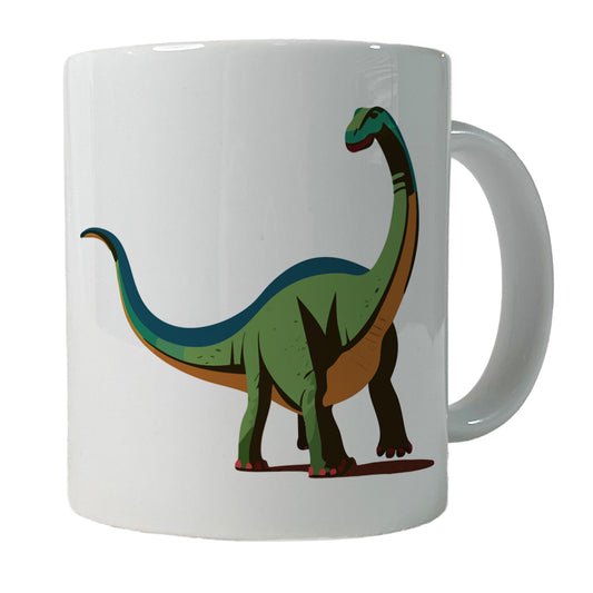 Brontosaurus Dinosaur Ceramic Tea Coffee Mug Cup - 11oz
